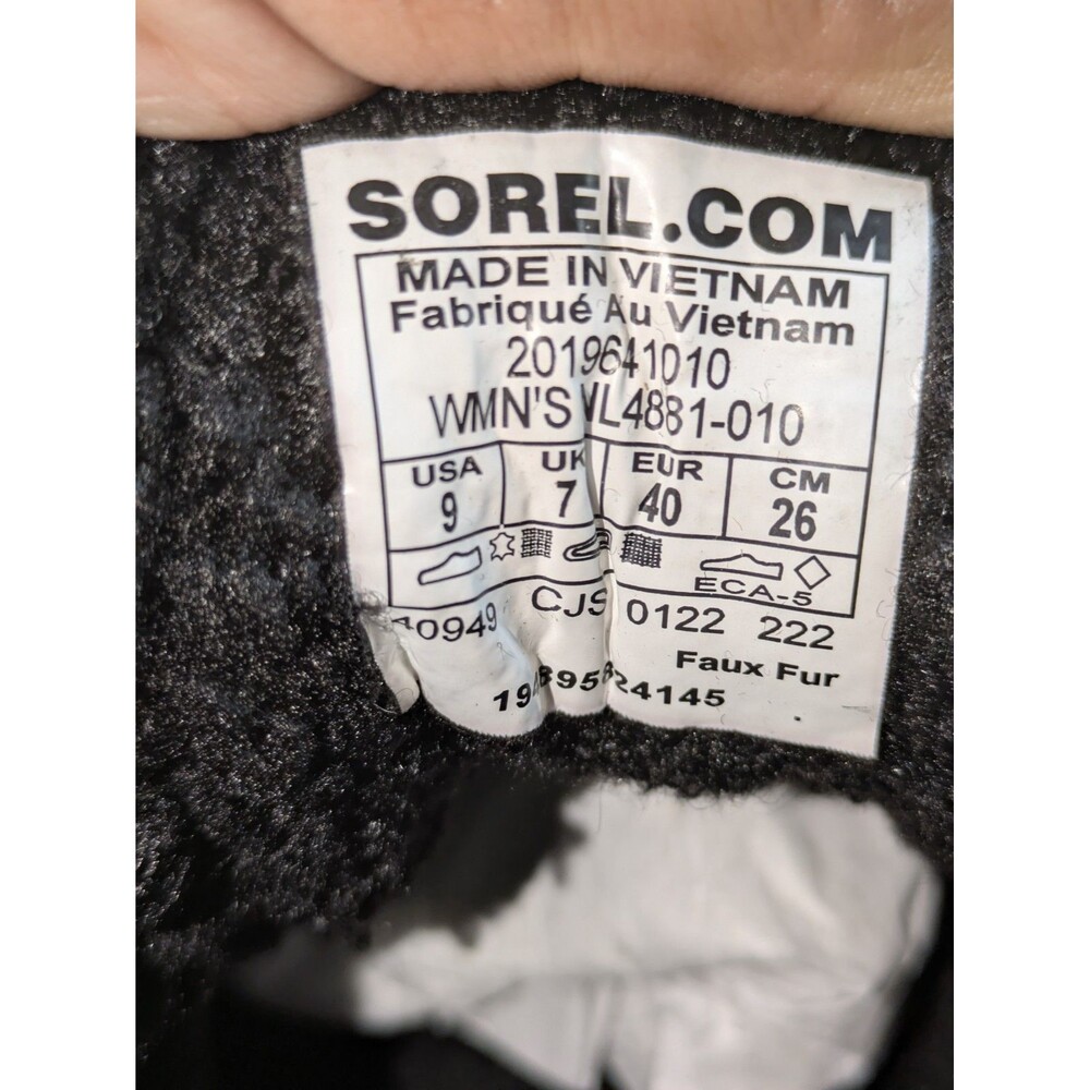 Sorel Women's Explorer™ II Drift Winter Shoe Womens Size 9 Black  Suede - Picture 8 of 9